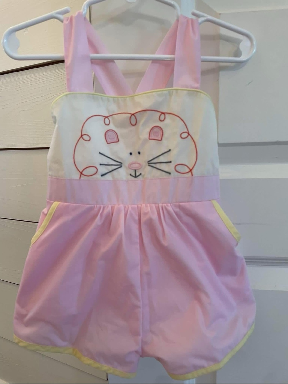 NWT The Beaufort Bonnet Company Lion Ruthie Romper 18-24 months